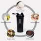 3-Schichten-Shaker Protein-Flasche Pulver-Shake-Cup Wasserflasche Kunststoff-Mischbecher Bodybuilding-Übungsflasche - Elite Pup Finds Store  Hunde Accessoires 