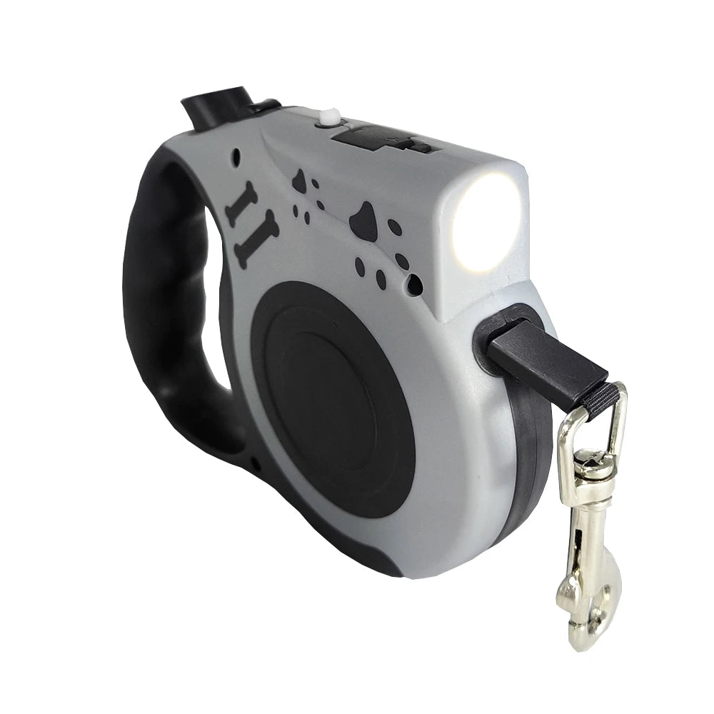 KOSTELOSE VERSAND --Einziehbare Hundeleine mit LED-Taschenlampe, langlebiger Zuggurt für Welpen und Katzen, Außenleine, ausziehbar für kleine Hunde, Mops, Heimtierbedarf - Elite Pup Finds Store  Hunde Accessoires 
