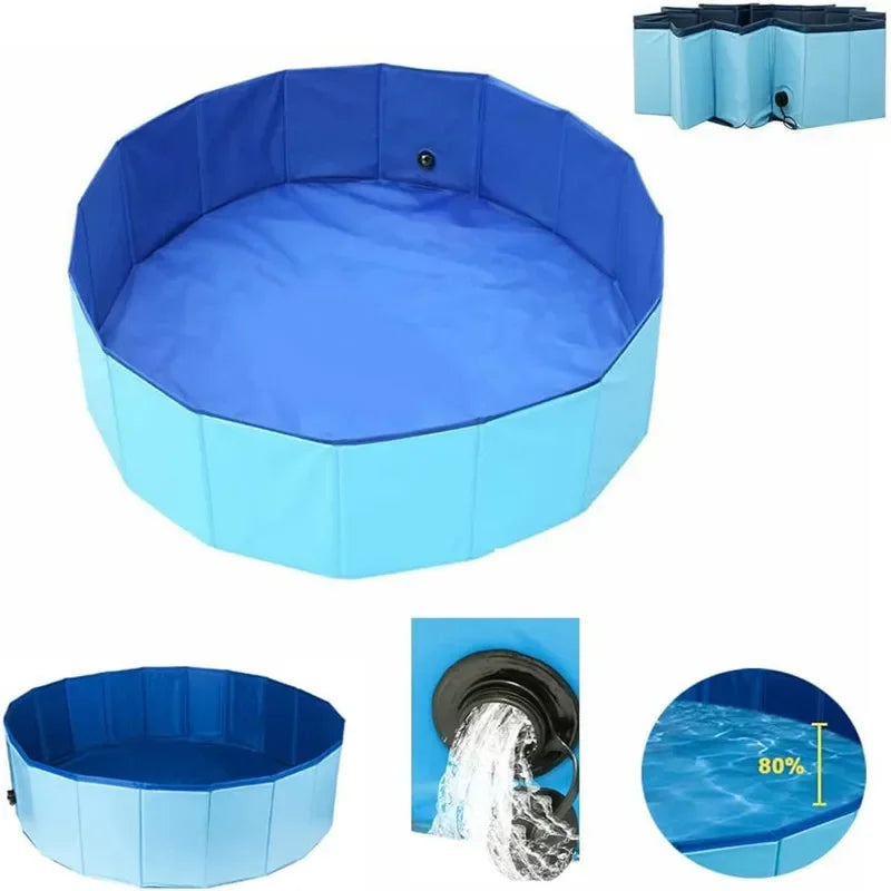 KOSTENLOSE VERSAND Faltbarer Hundepool, Haustierbad, Schwimmwanne, Badewanne, zusammenklappbarer Bade Pool - Elite Pup Finds Store  Hunde Accessoires 