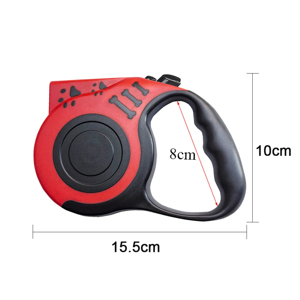 KOSTELOSE VERSAND --Einziehbare Hundeleine mit LED-Taschenlampe, langlebiger Zuggurt für Welpen und Katzen, Außenleine, ausziehbar für kleine Hunde, Mops, Heimtierbedarf - Elite Pup Finds Store  Hunde Accessoires 