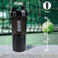 3-Schichten-Shaker Protein-Flasche Pulver-Shake-Cup Wasserflasche Kunststoff-Mischbecher Bodybuilding-Übungsflasche - Elite Pup Finds Store  Hunde Accessoires 