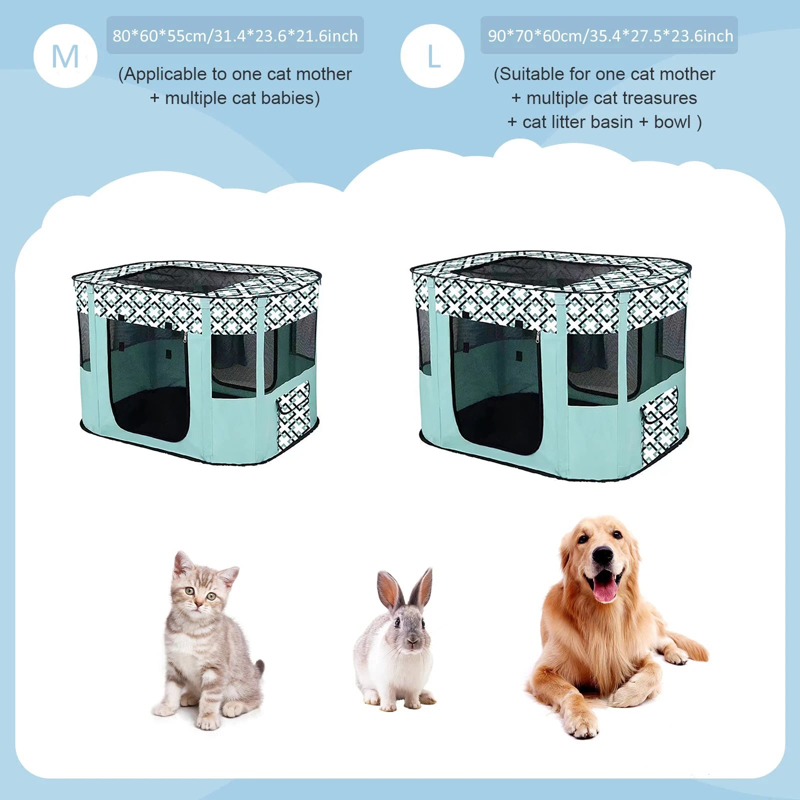 KOSTENLOSE VERSAND ---Tragbarer, faltbarer Laufstall für Haustiere für Haustier-Zwinger, Laufstall für drinnen und draußen, Hundelaufstall für Reisen und Camping - Elite Pup Finds Store  Hunde Accessoires 