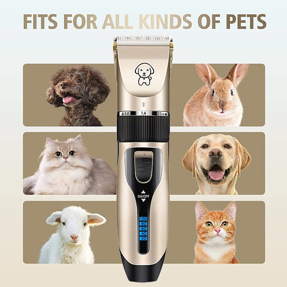 KOSTENLOSE VERSAND.--Professioneller Hundehaarschneider, komplett aus Metall, wiederaufladbar, Haustier-Trimmer, Katzenrasierer, Schneidemaschine, Welpenpflege, Haarschnitt, geräuscharm - Elite Pup Finds Store  Hunde Accessoires 
