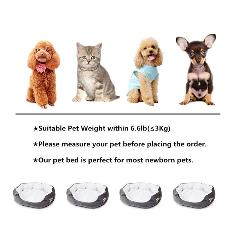 KOSTENLOSE VERSAND .Hundebett, Katzenbett, Haustierbetten mit verdicktem PP-Baumwoll-Hundehöhlenbett - Elite Pup Finds Store  Hunde Accessoires 