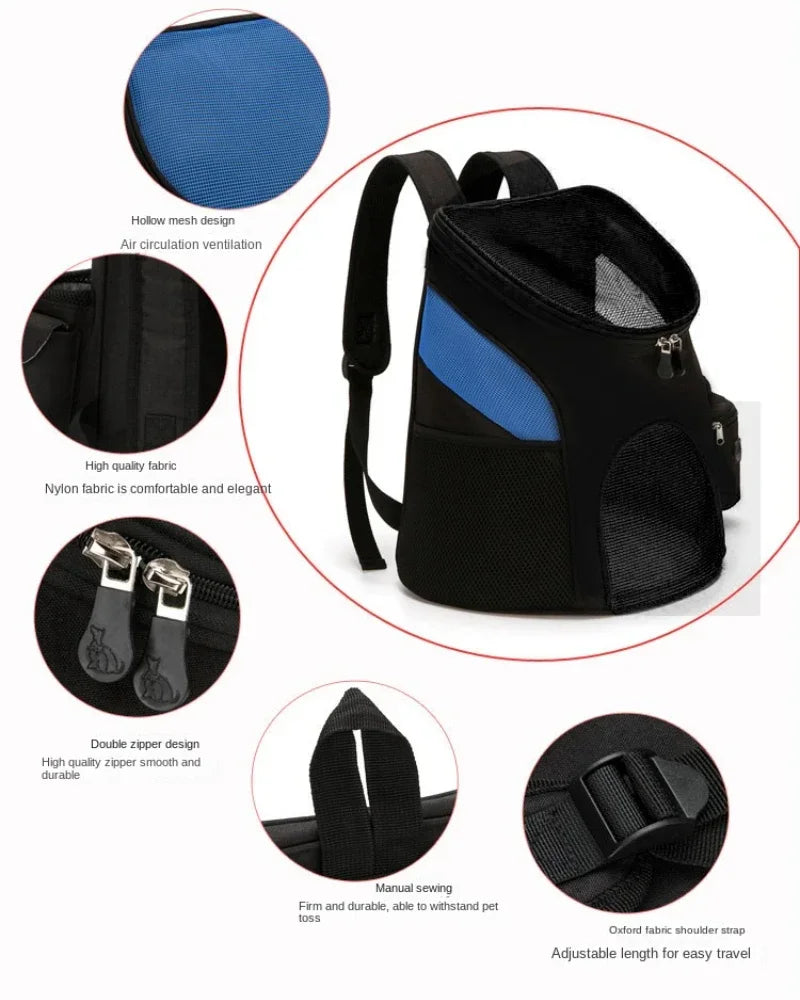 KOSTENLOSE VERSAND ::Tragbare Hundetasche aus Netzgewebe, atmungsaktiver Hunderucksack, faltbar, große Katzentragetasche, tragbarer Haustierträger für Reisen im Freien - Elite Pup Finds Store  Hunde Accessoires 
