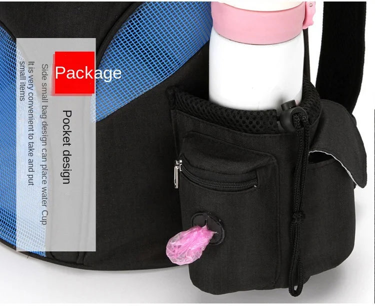 KOSTENLOSE VERSAND ::Tragbare Hundetasche aus Netzgewebe, atmungsaktiver Hunderucksack, faltbar, große Katzentragetasche, tragbarer Haustierträger für Reisen im Freien - Elite Pup Finds Store  Hunde Accessoires 