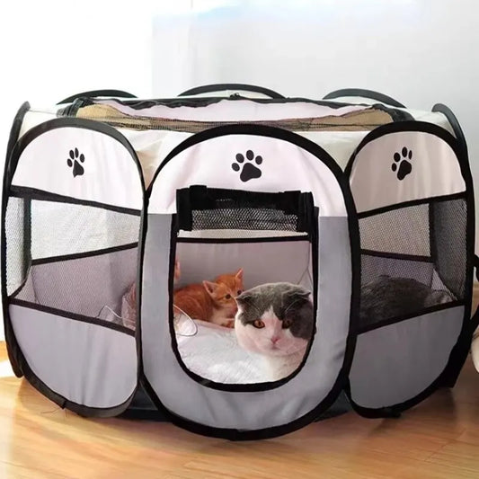 KOSTELOSE VERSAND--Tragbarer, faltbarer Haustierzelt - Elite Pup Finds Store  Hunde Accessoires 
